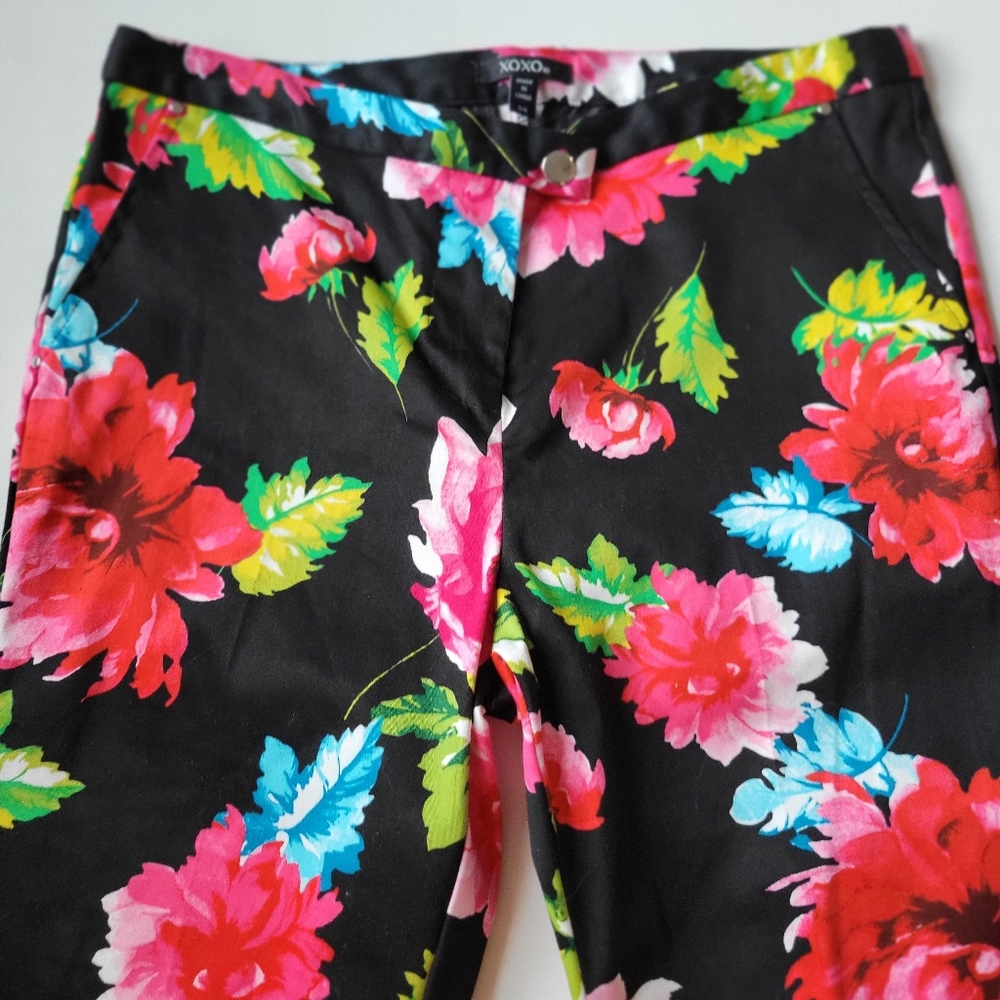 XOXO Floral Pants, Size 5/6 - Picture 7 of 14